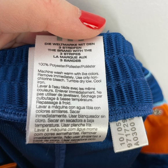 VINTAGE Y2K Adidas sheen snaps side athletic pants - Picture 8 of 9